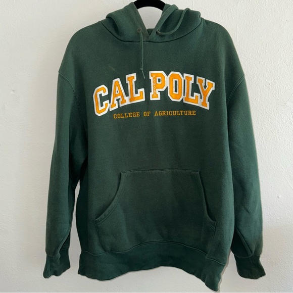 Jansport Cal Poly Pomona College of Agriculture Tackle Twill Hoodie Sweatshirt - Picture 1 of 9